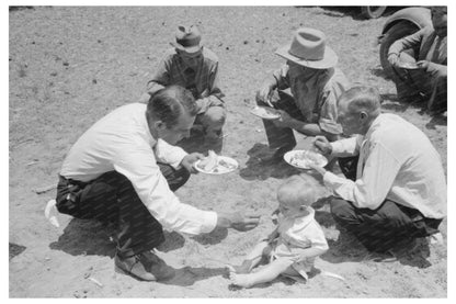 Communal Dinner at Pie Town New Mexico June 1940