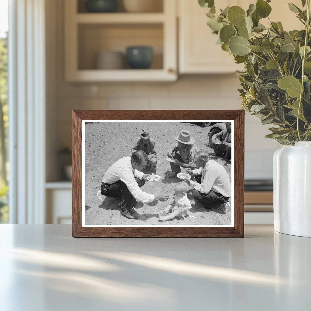 Communal Dinner at Pie Town New Mexico June 1940