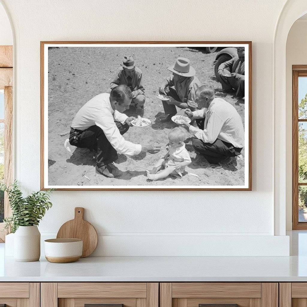 Communal Dinner at Pie Town New Mexico June 1940