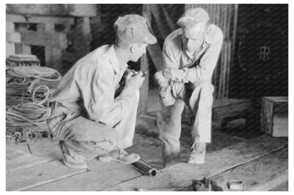 Workers at Gold Mine in Mogollon New Mexico June 1940