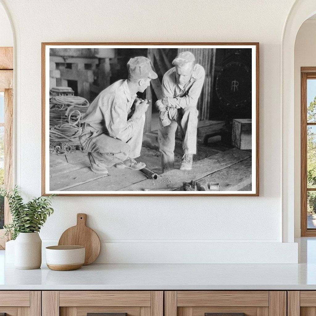 Workers at Gold Mine in Mogollon New Mexico June 1940