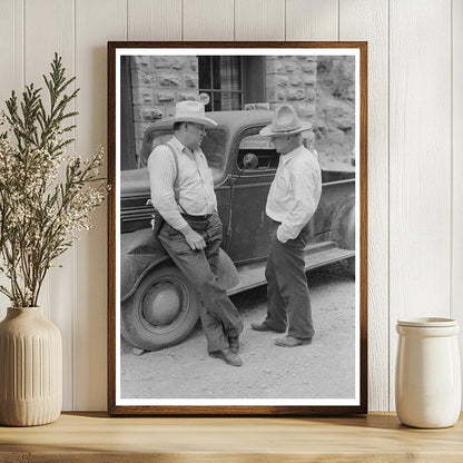 Mogollon New Mexico Law Enforcement June 1940 Vintage Photo