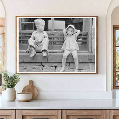 Children of gold miners in Mogollon New Mexico 1940