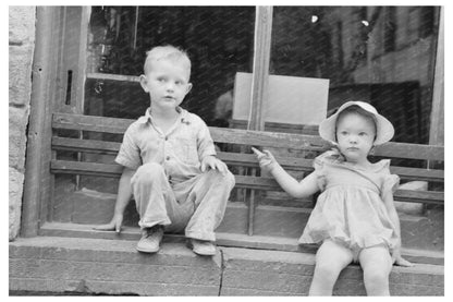 Children in Gold Mining Activities Mogollon New Mexico 1940