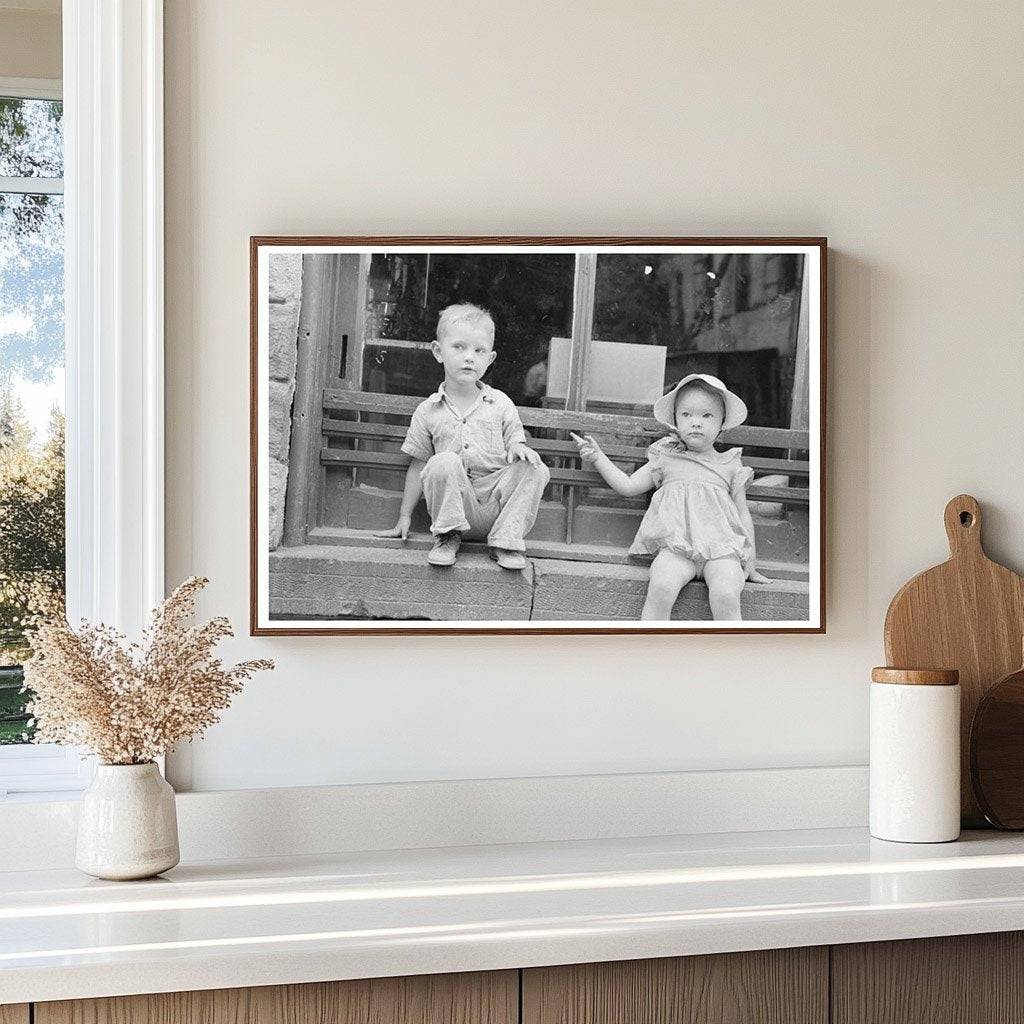 Children in Gold Mining Activities Mogollon New Mexico 1940