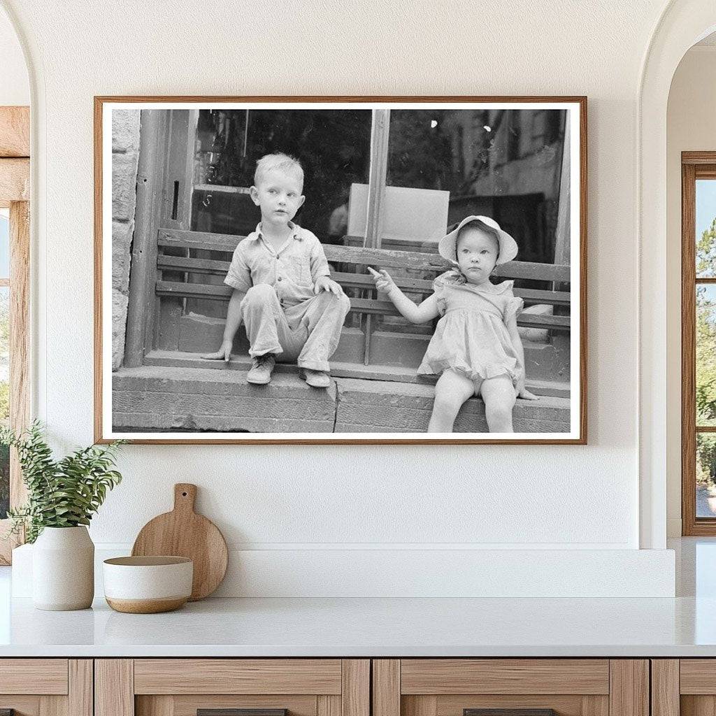 Children in Gold Mining Activities Mogollon New Mexico 1940