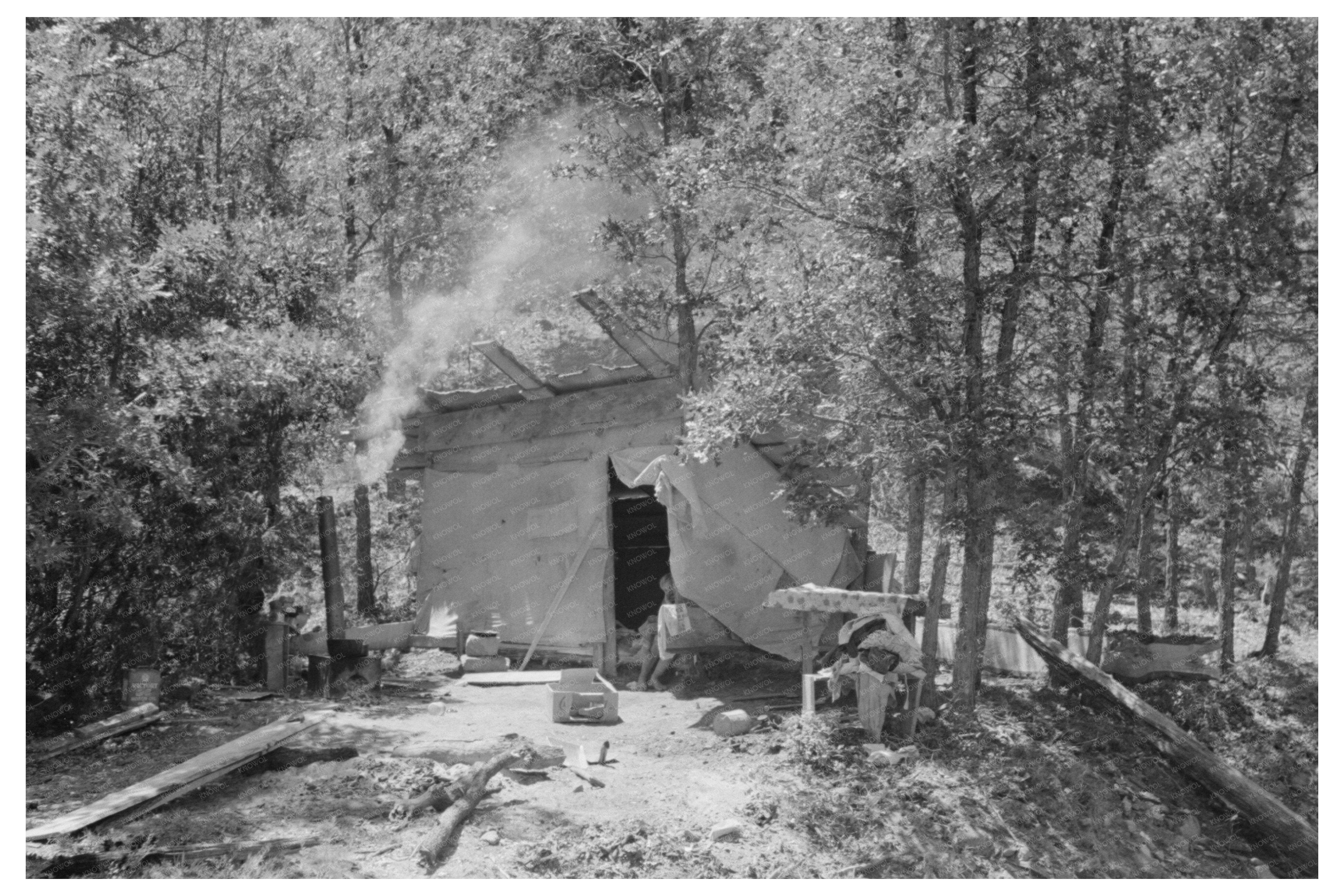 Tie Cutters in Pie Town New Mexico 1940