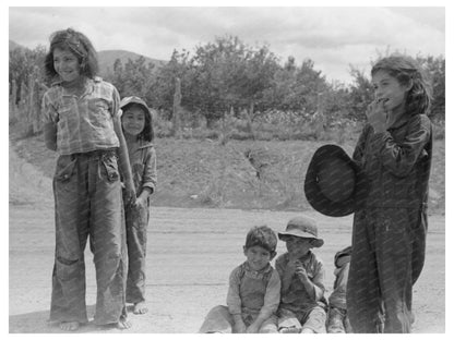 Spanish-American Children in Penasco New Mexico 1940