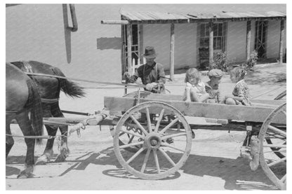 Spanish-American Family in Penasco New Mexico July 1940