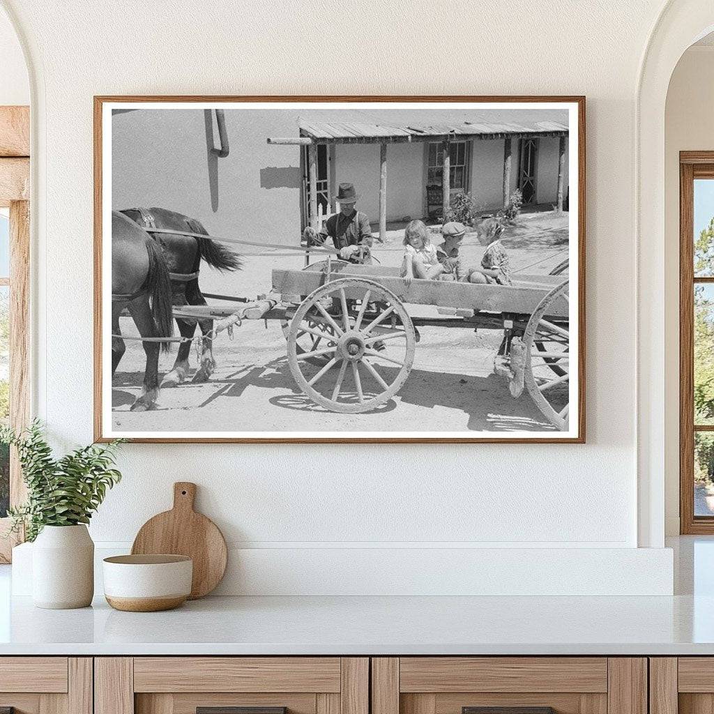 Spanish-American Family in Penasco New Mexico July 1940