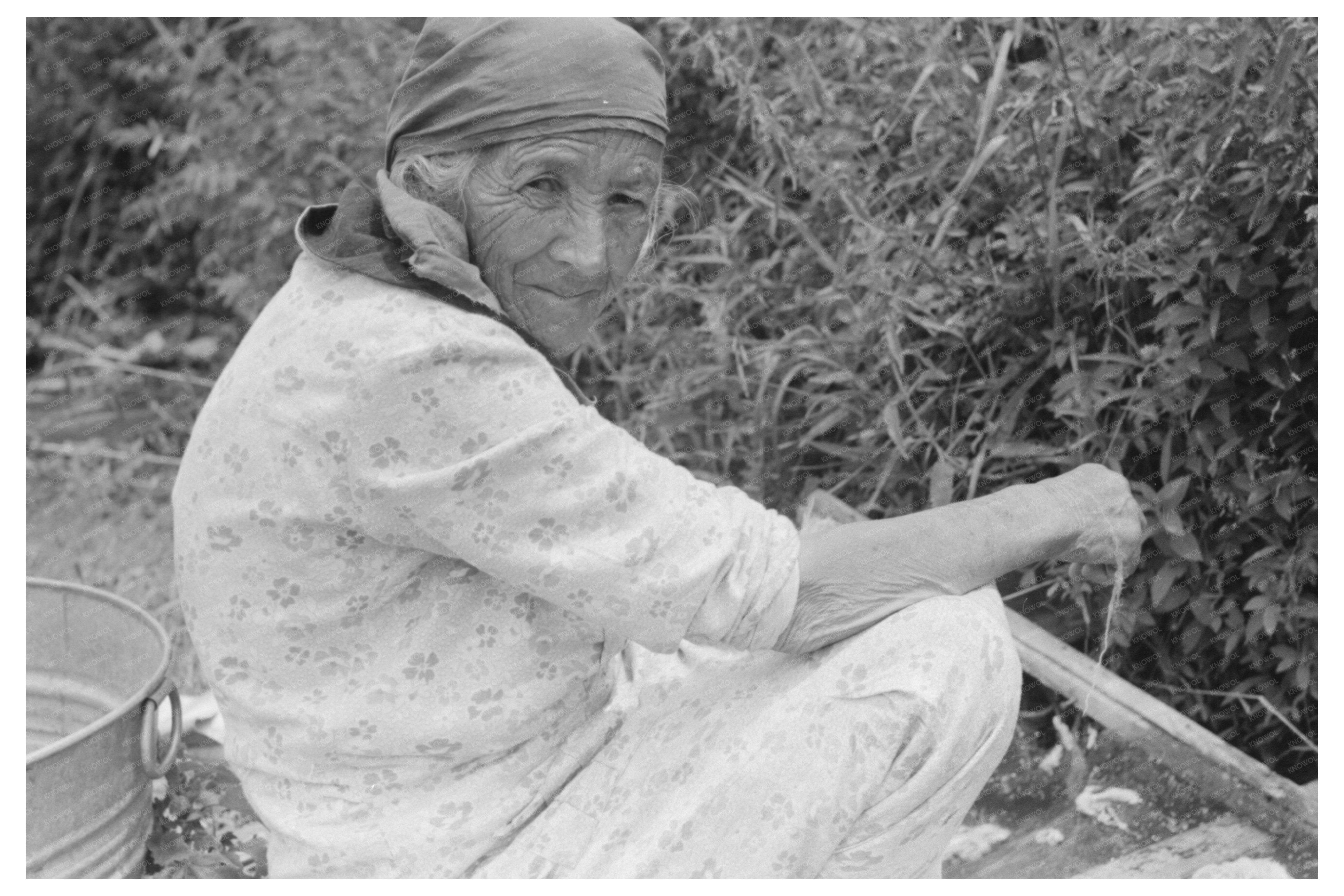 Chamisal New Mexico Community Life July 1940 Image