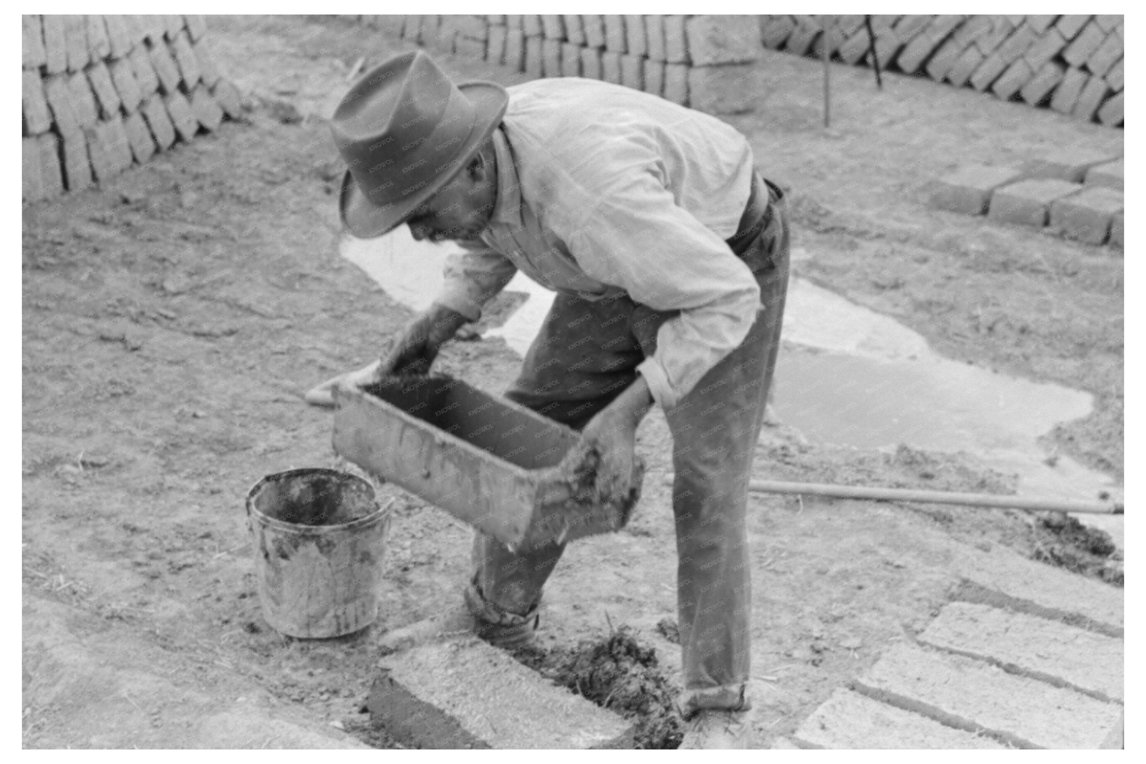 Spanish-American in Adobe Brick Construction 1940