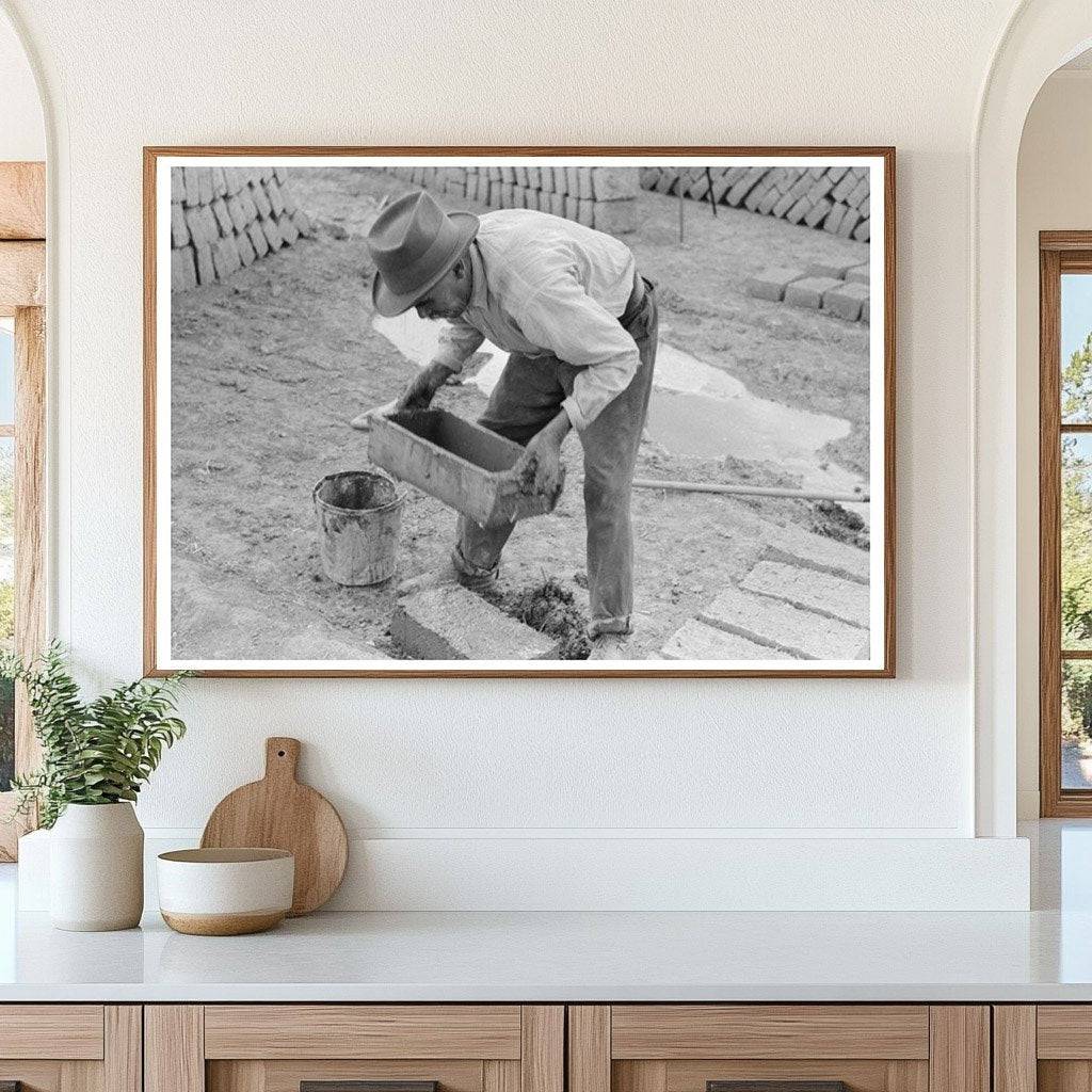 Spanish-American in Adobe Brick Construction 1940