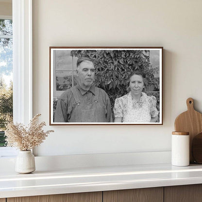 Spanish-American Farmer and Wife Chamisal New Mexico 1940