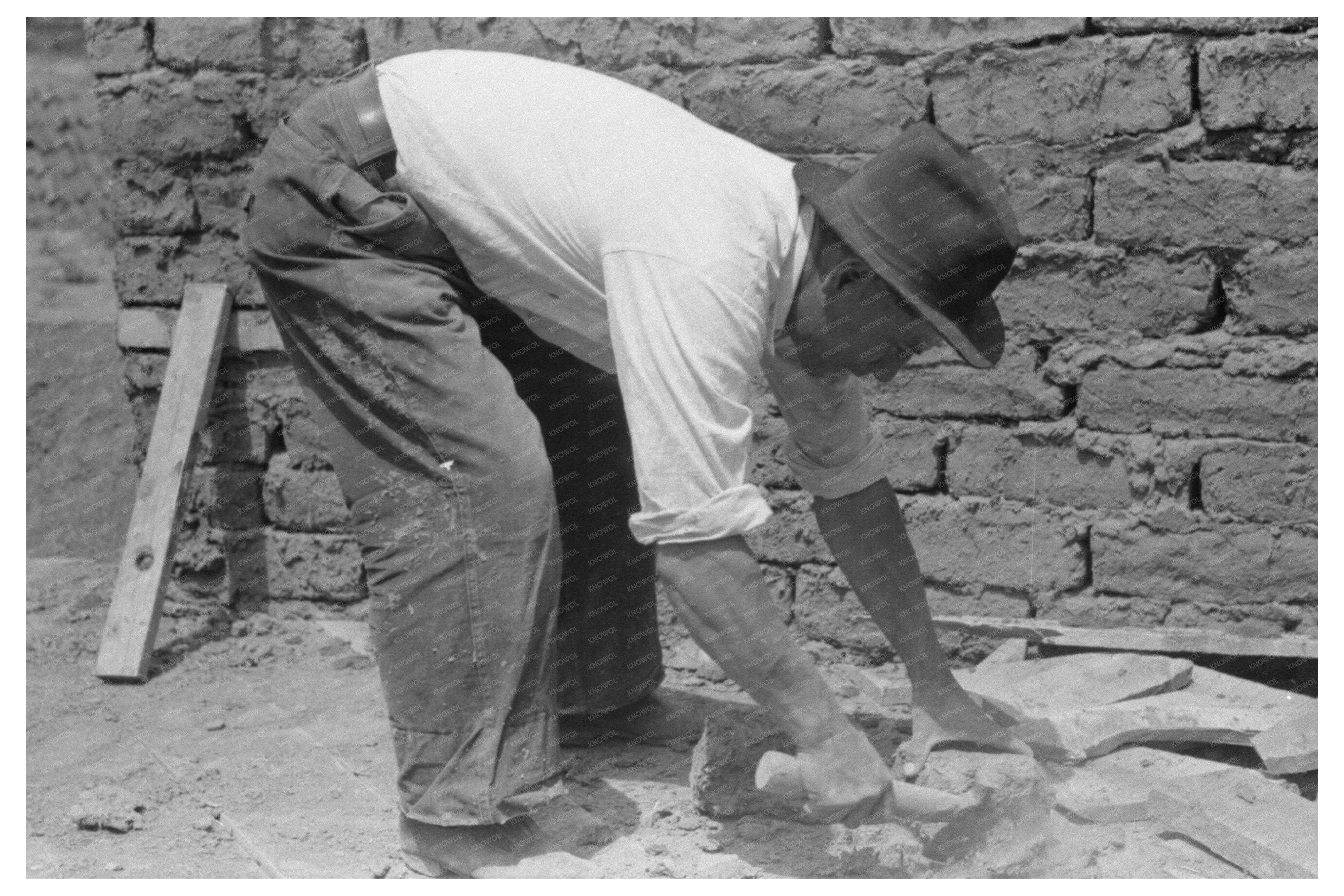 Hatchet Used for Adobe Brick Construction New Mexico 1940