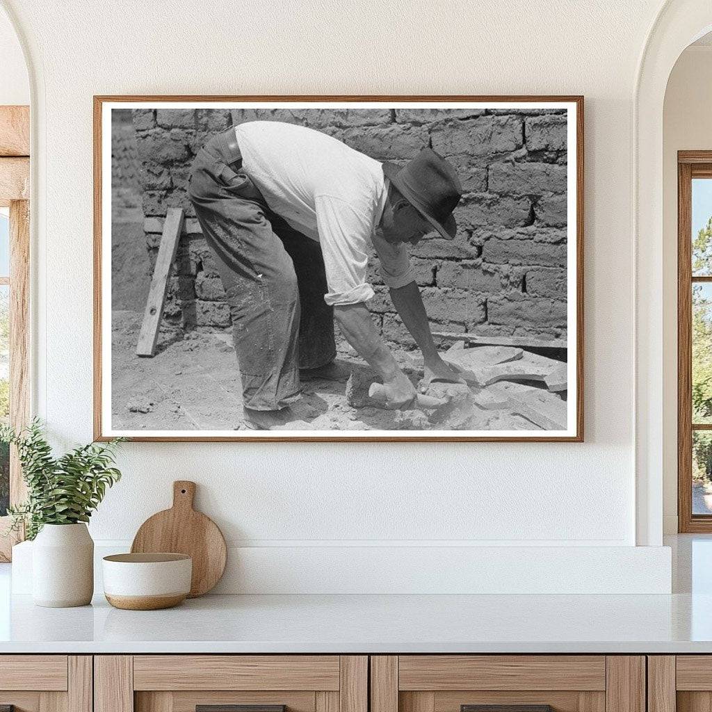 Hatchet Used for Adobe Brick Construction New Mexico 1940