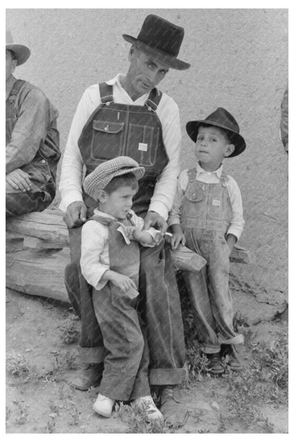 Tranquilino Lopez and Sons Farming in Trampas 1940