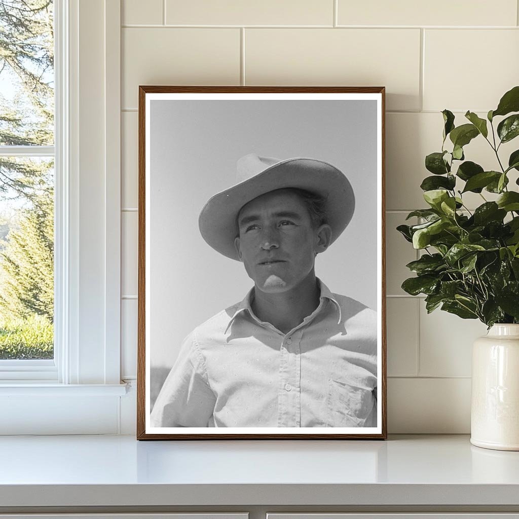 Spanish-American Boy in Chamisal New Mexico July 1940