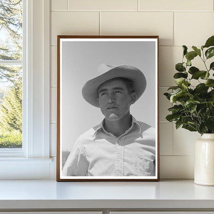 Spanish-American Boy in Chamisal New Mexico July 1940