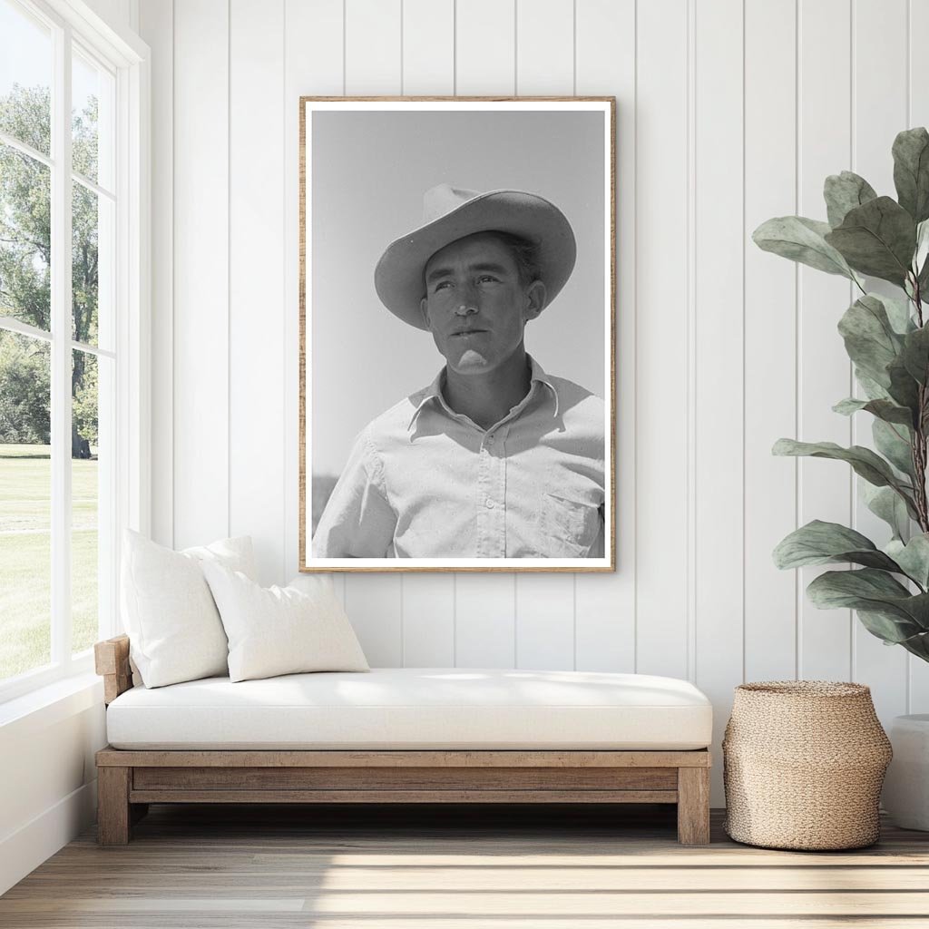 Spanish-American Boy in Chamisal New Mexico July 1940