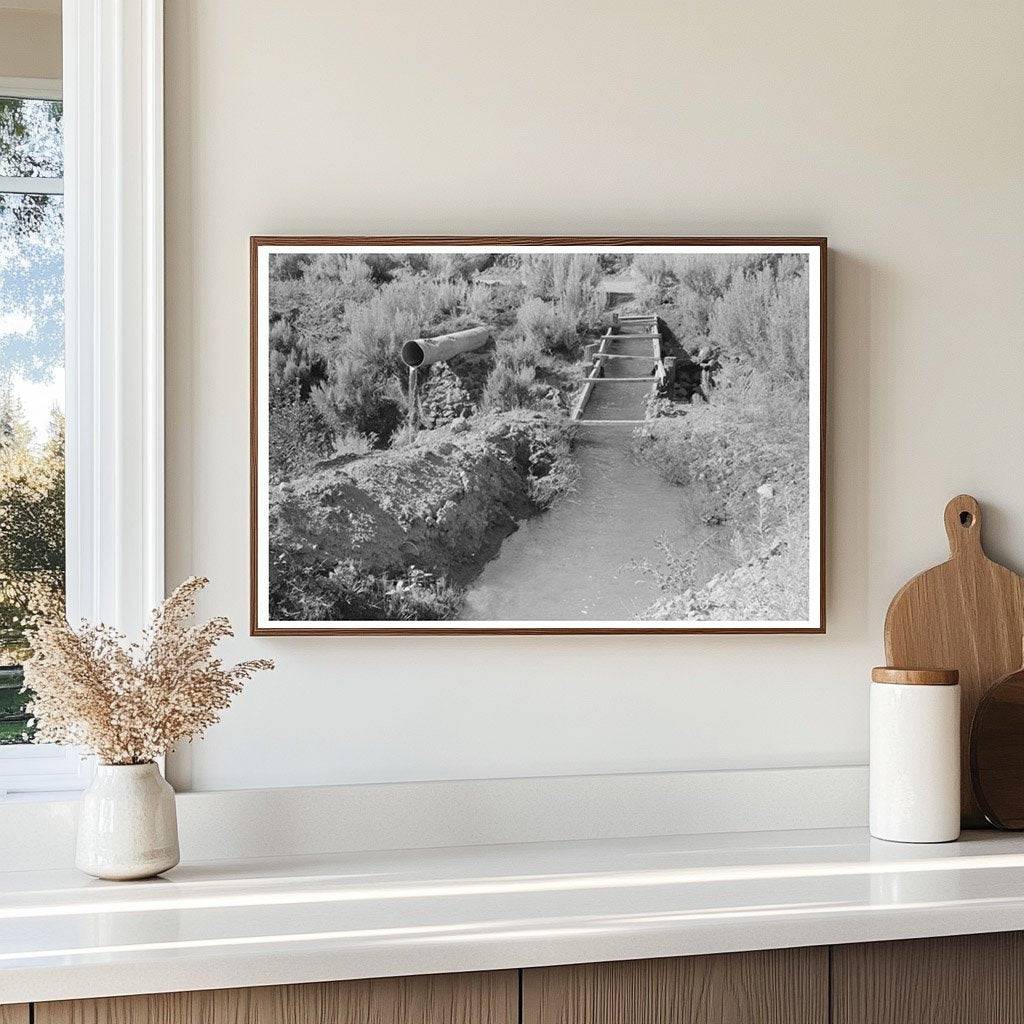 Irrigation Ditch in Taos County New Mexico 1940