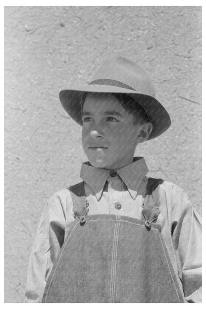 Young Boy in Chamisal New Mexico July 1940