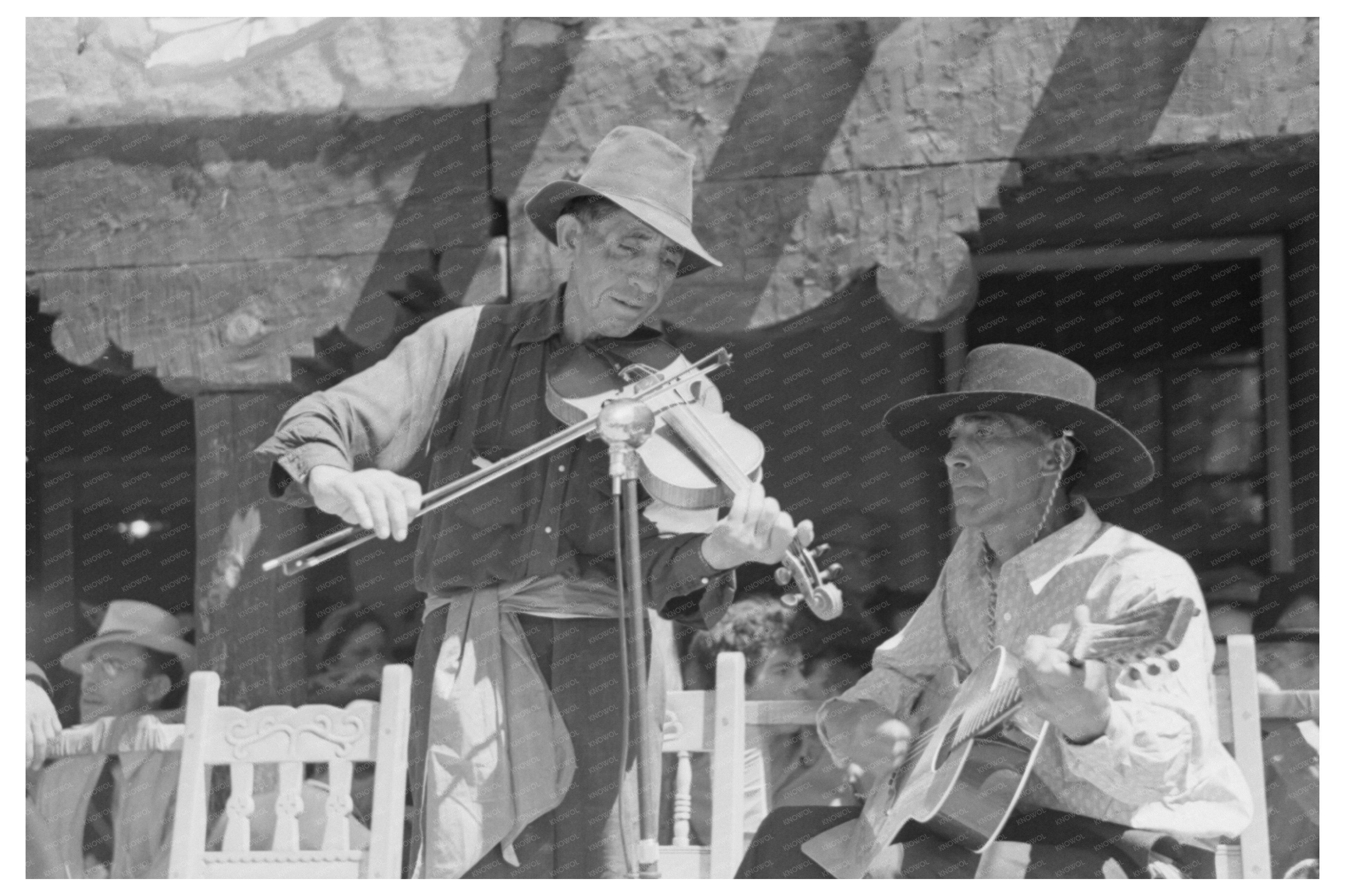 Spanish-American Musicians at Taos Fiesta 1940