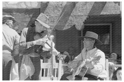 Spanish-American Musicians Fiesta Taos New Mexico 1940