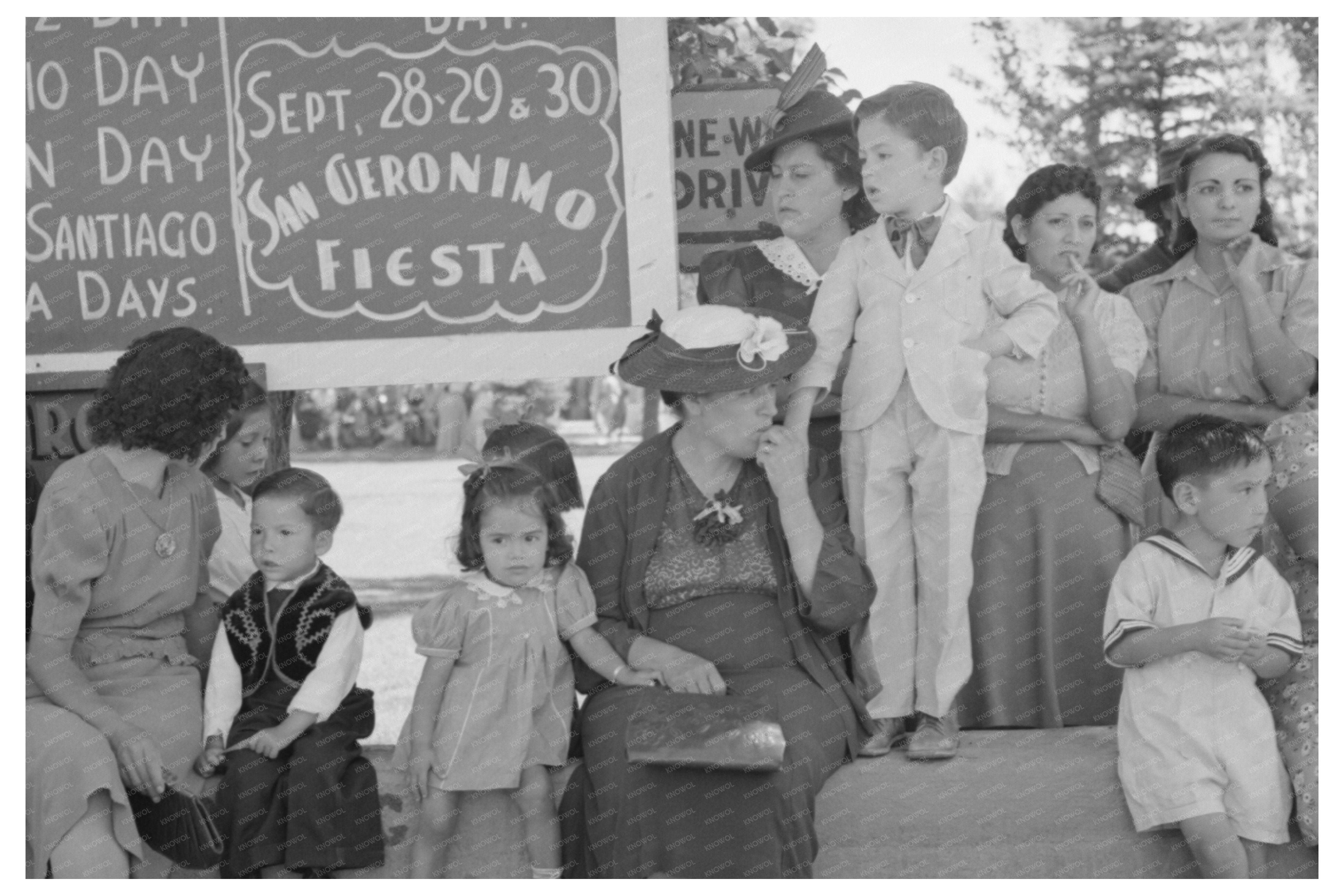 Taos New Mexico Fiesta Vintage Photo July 1940