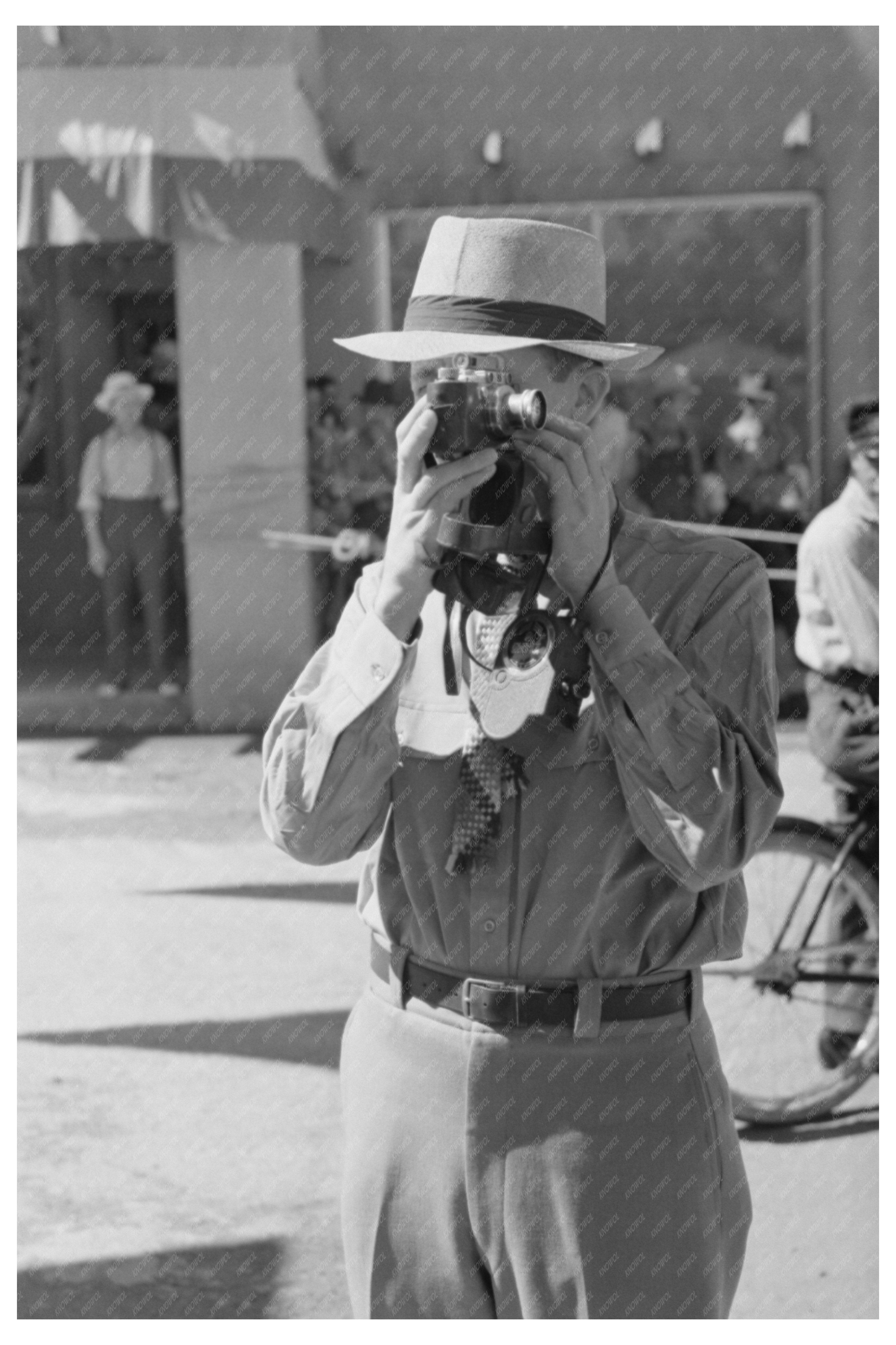 Candid Camera Use in Taos New Mexico July 1940