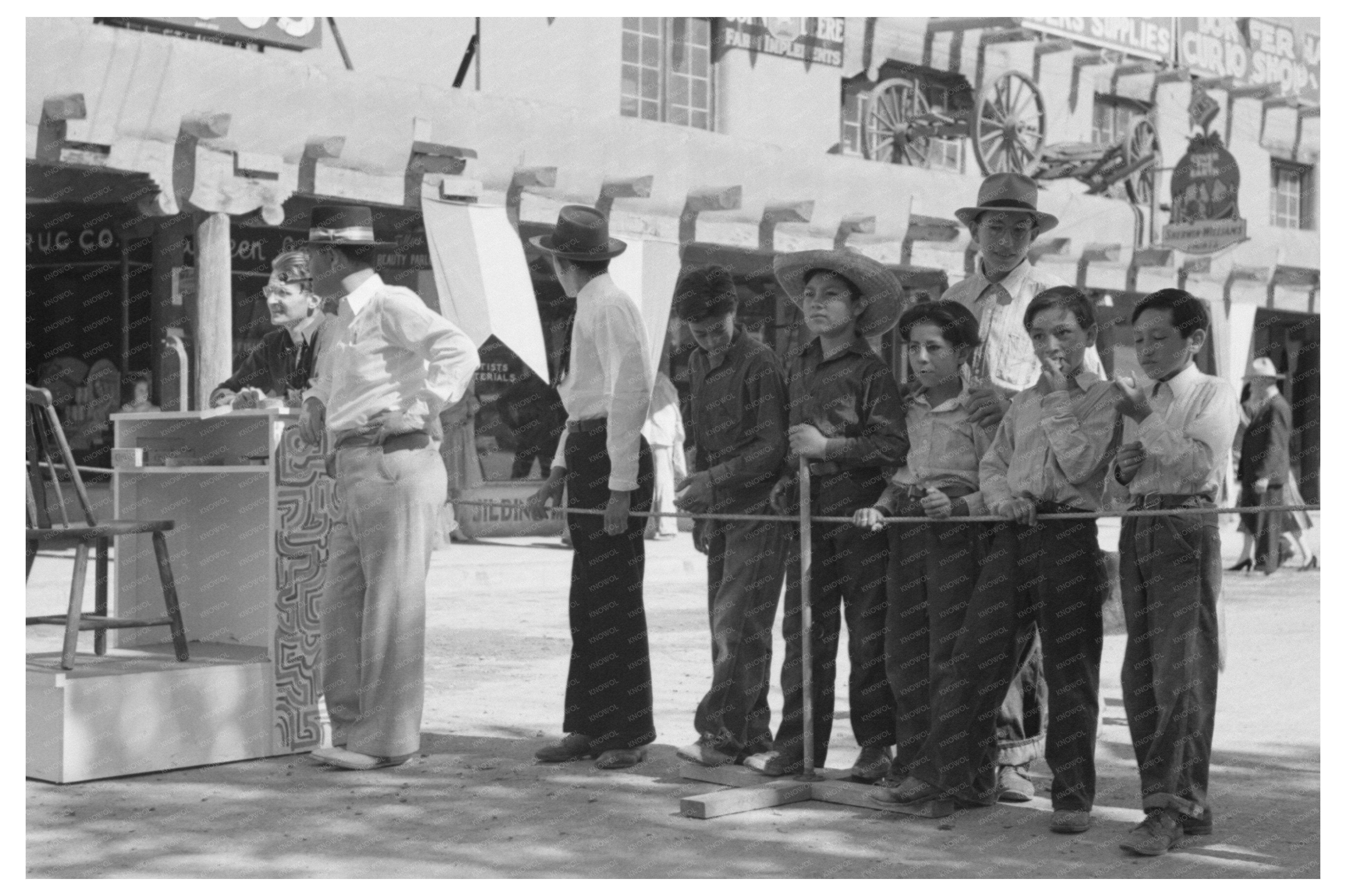 Fiesta Celebration in Taos New Mexico July 1940