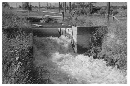 Irrigation Ditch in Box Elder County Utah July 1940