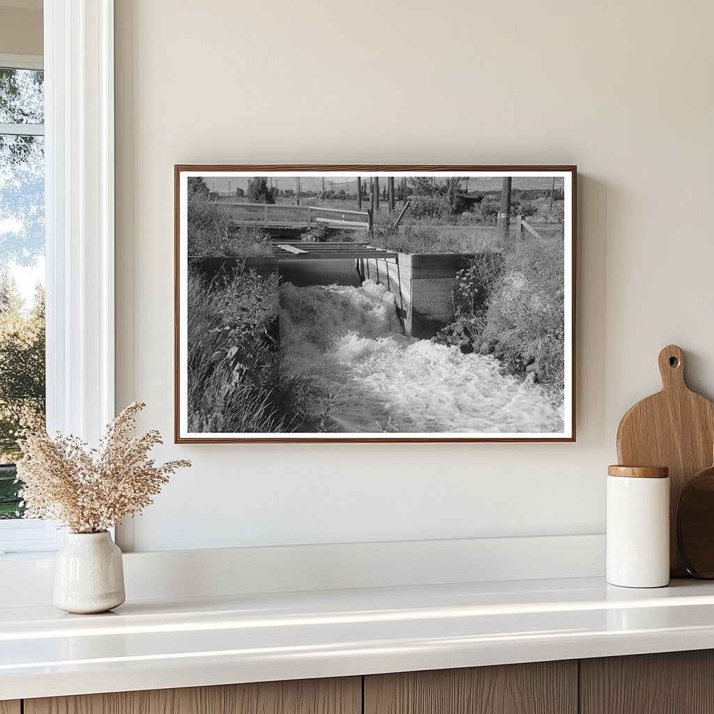 Irrigation Ditch in Box Elder County Utah July 1940