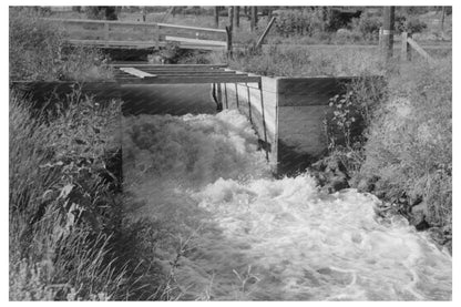 Irrigation Ditch Box Elder County Utah July 1940