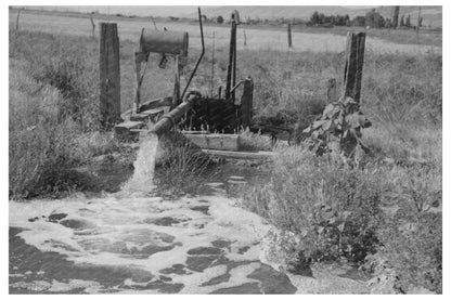 Irrigation Process in Box Elder County Utah July 1940