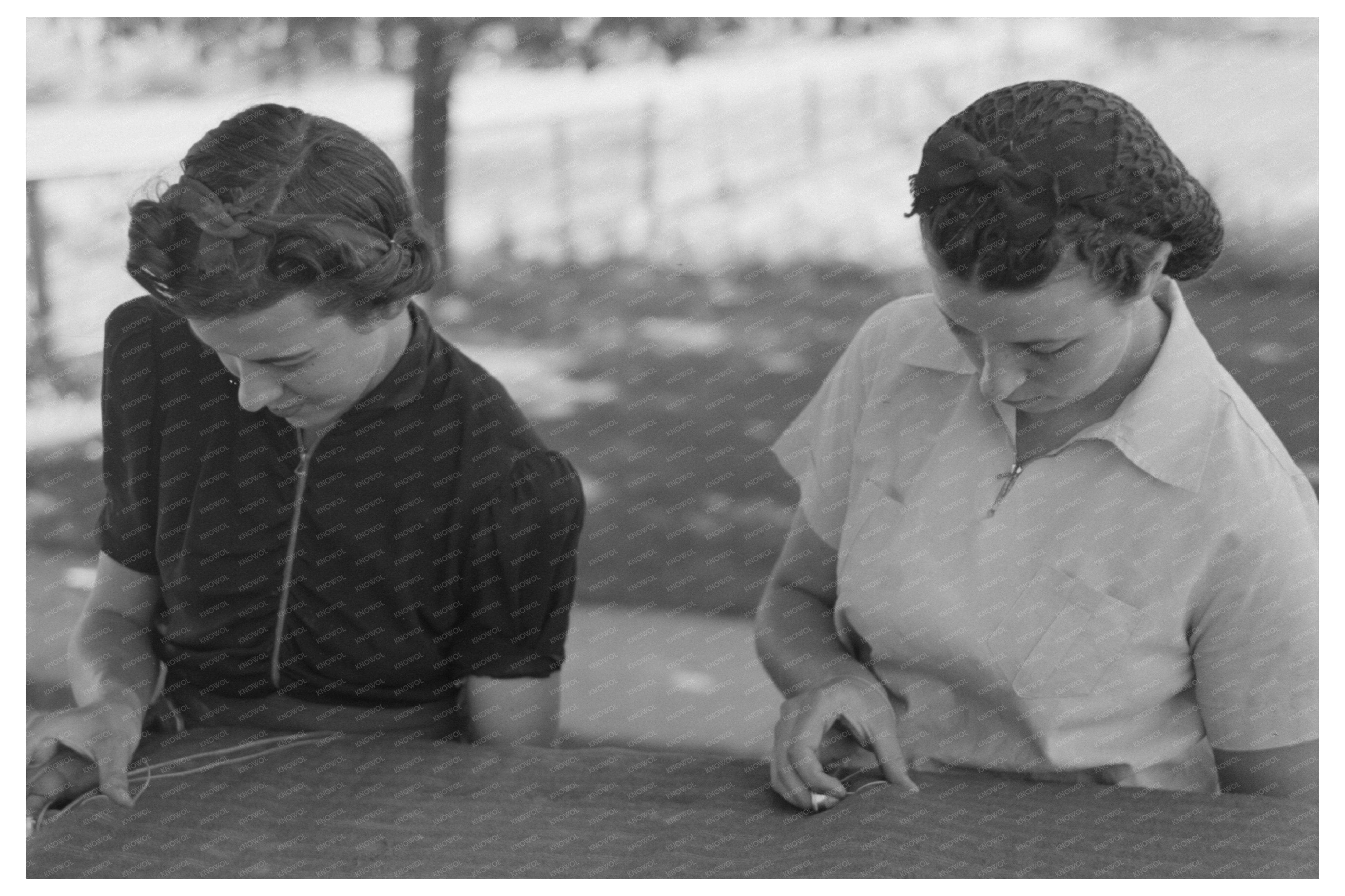 Mormon Women Quilting in Box Elder County Utah 1940