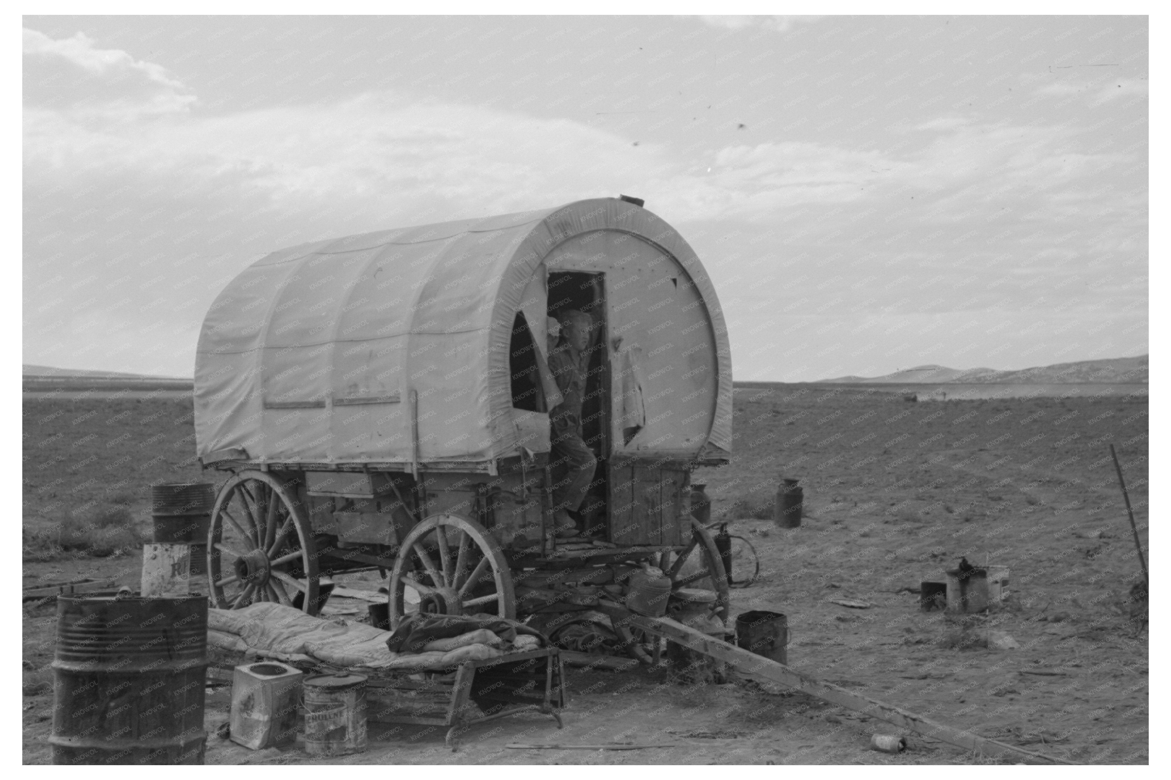 Young Boy from Idaho Dry-Farming Family July 1940