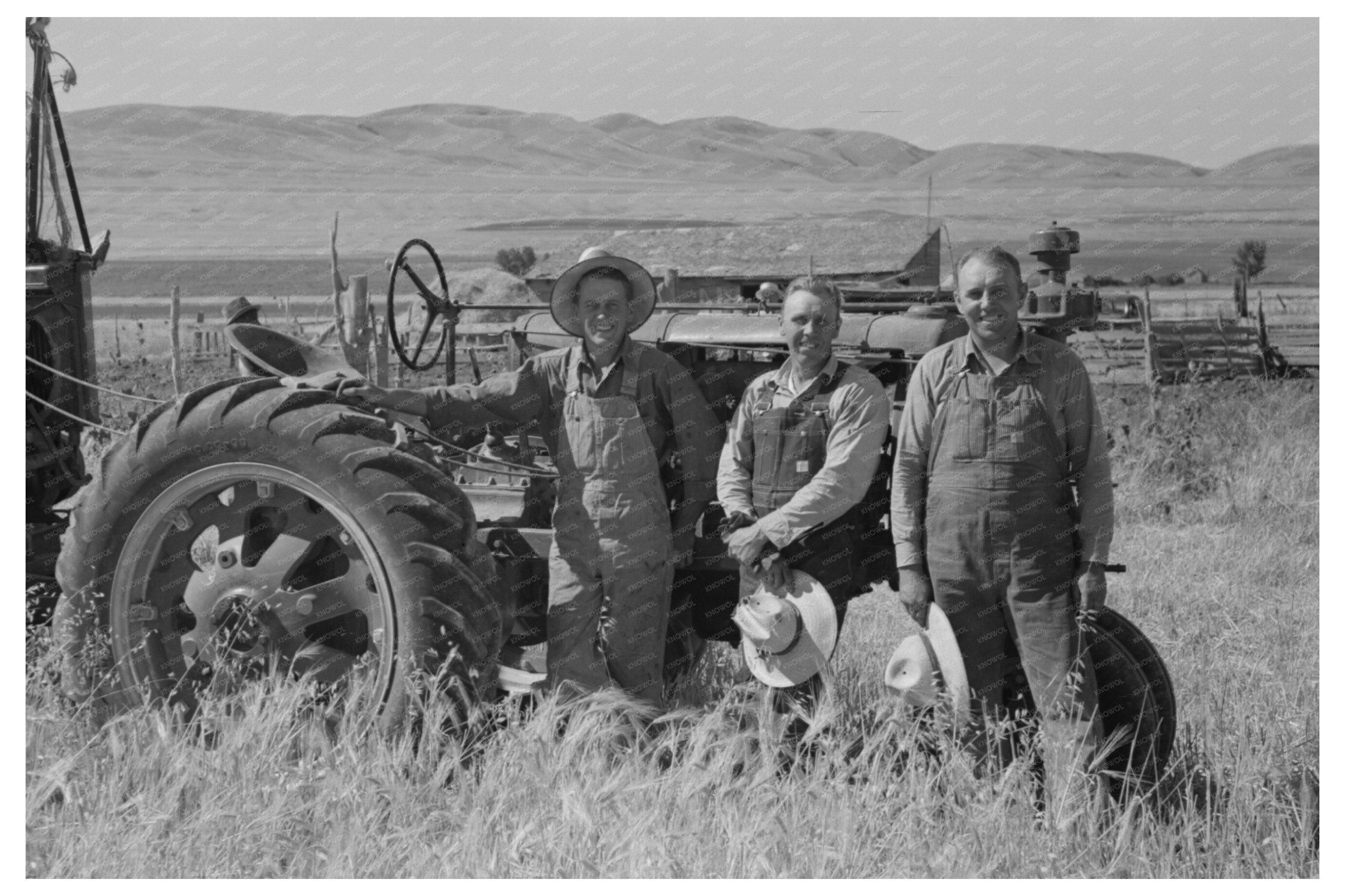 Farm Security Administration Members with Tractor Utah 1940