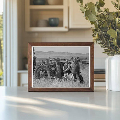 Farm Security Administration Members with Tractor Utah 1940