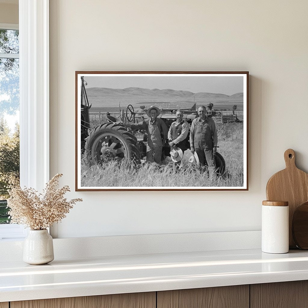 Farm Security Administration Members with Tractor Utah 1940