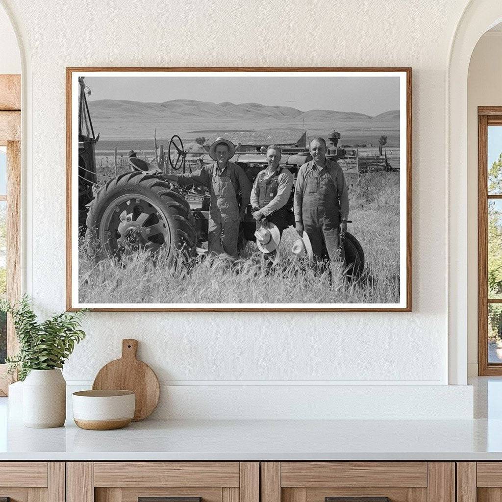 Farm Security Administration Members with Tractor Utah 1940