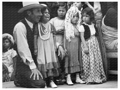 Spanish-American Children Fiesta Taos New Mexico 1940