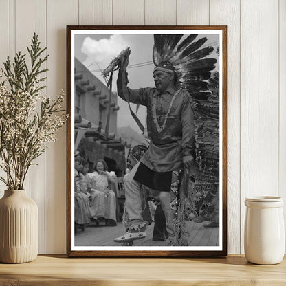 Forest Service Member Dances at Taos Fiesta July 1940