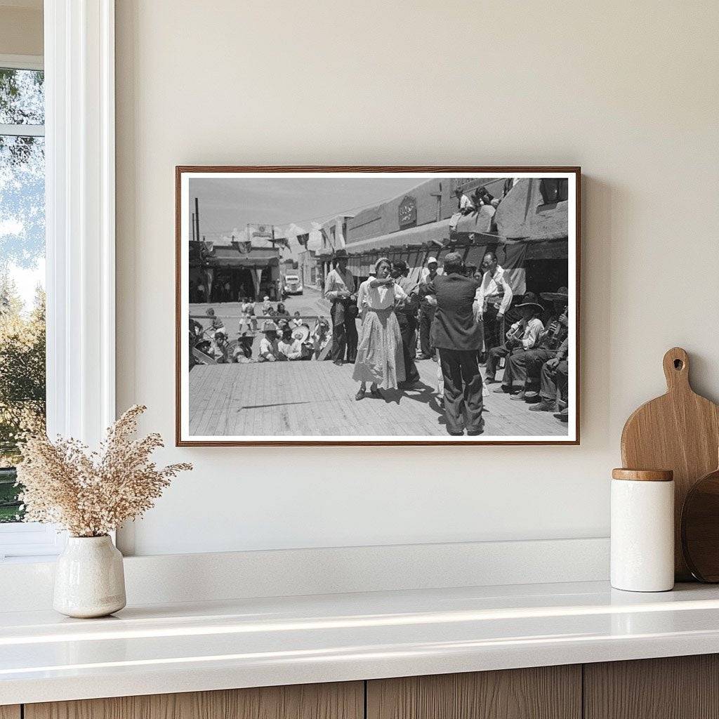 Native Spanish-American Dance Fiesta Taos New Mexico 1940