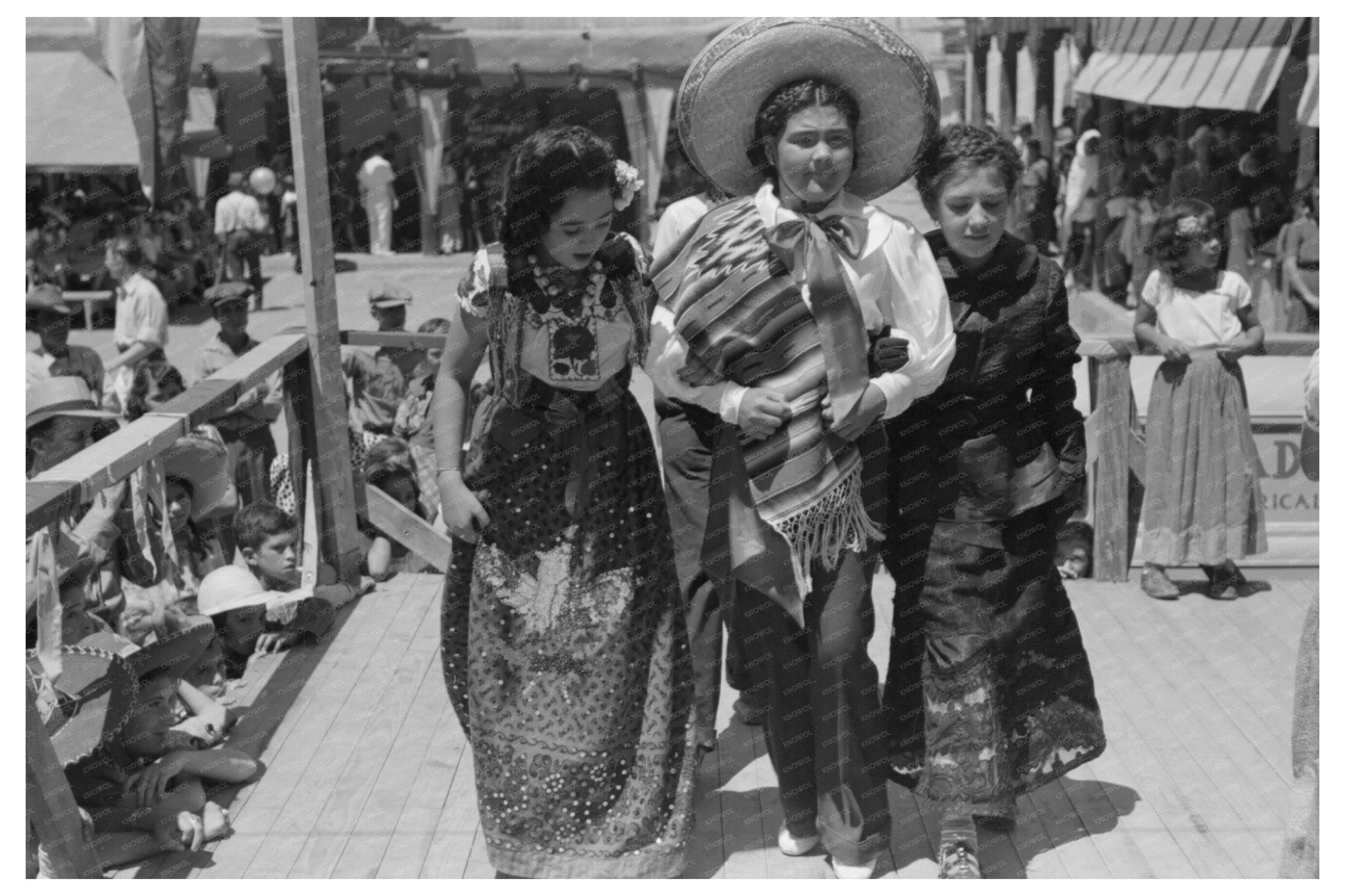 Spanish-American Dance Fiesta Taos New Mexico July 1940