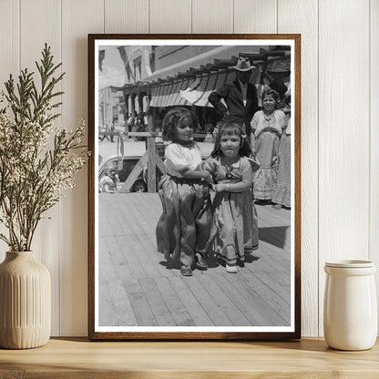 Spanish-American Children Traditional Dance Fiesta Taos 1940