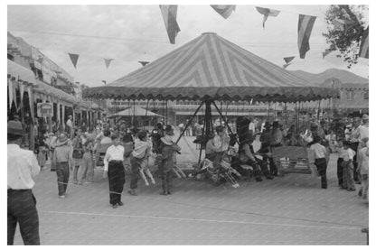 Vintage Taos Merry-Go-Round July 1940