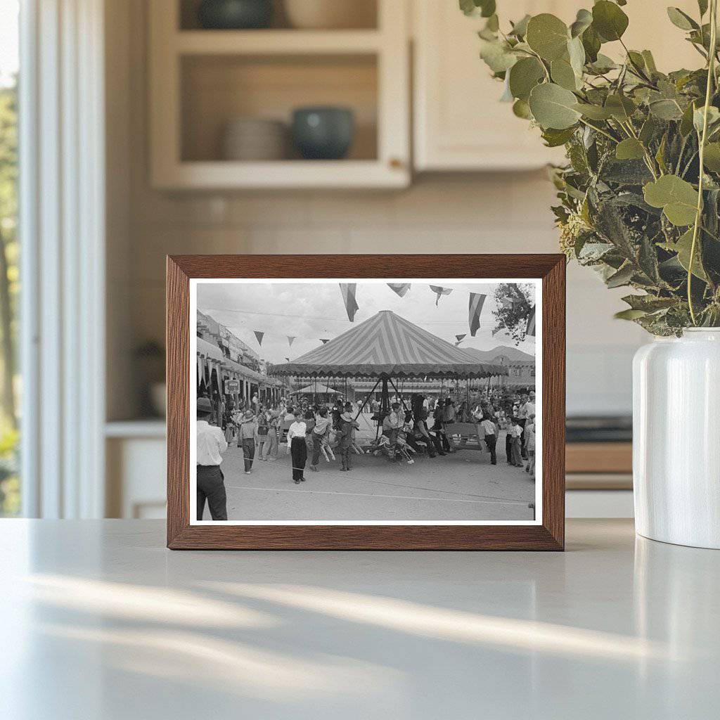 Vintage Taos Merry-Go-Round July 1940