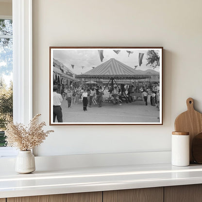 Vintage Taos Merry-Go-Round July 1940