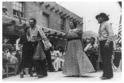 Native Dance Festival Taos New Mexico July 1940